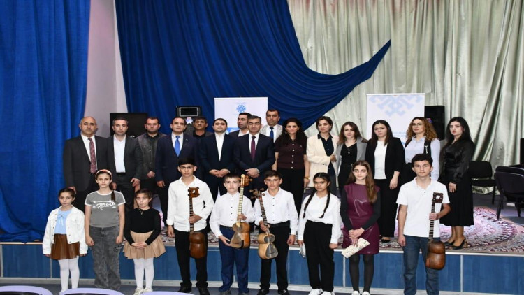 Ağcabədidə tar və fortepiano ixtisasları üzrə ustad dərsləri - FOTO