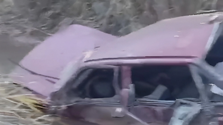 DSX hərbçisi qəzaya düşdü - Hadisə yerindən VİDEO