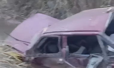 DSX hərbçisi qəzaya düşdü - Hadisə yerindən VİDEO