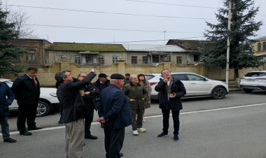 Amerika-İsrail İctimai Əlaqələr Komitəsinin nümayəndələri Qırmızı Qəsəbəyə səfər ediblər - FOTO