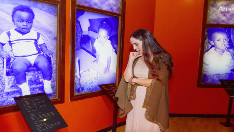 Leyla Əliyeva Kiqali Soyqırımı Memorialını ziyarət edib - FOTO