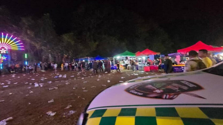 Taylandda yarmarkada partlayış - ölənlər var - FOTO