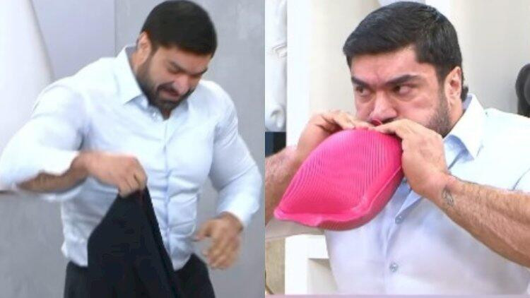 Xanəndə efirdə “qrelka” partlatdı - VİDEO