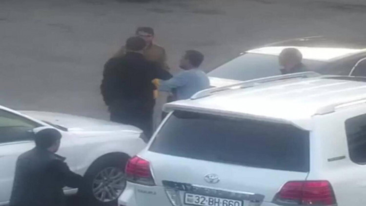Zabil Qəhrəmanovun saxlanılmasına səbəb olan hadisənin görüntüləri