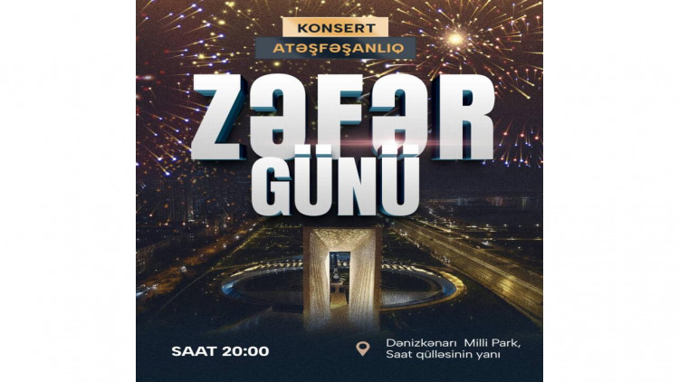 Bulvarda Zəfər konserti olacaq