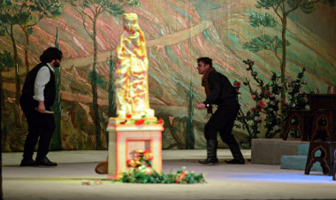 Opera Studiyasında Pietro Mascagninin “Kənd Namusu” operası səhnəyə qoyulub - FOTO