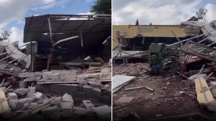 İzmirdə güclü partlayış oldu, ikimərtəbəli ev uçdu - Yaralananlar var