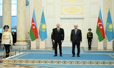 İlham Əliyevin rəsmi qarşılanma mərasimi keçirilib - VİDEO - FOTO