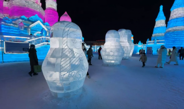 Dünyanın ən soyuq şəhərlərindən birində həyat - FOTOlar