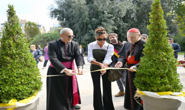 Mehriban Əliyeva Vatikanda açılış mərasimində iştirak edib - VİDEO - FOTO