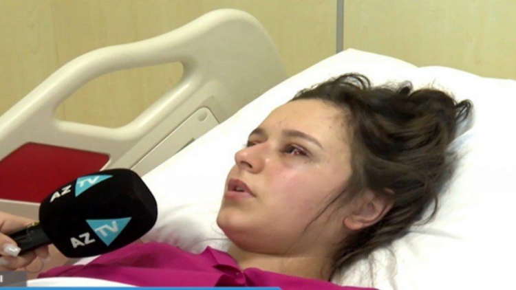 Qəzadan qəlpə yarası ilə sağ çıxan sərnişin danışdı - VİDEO