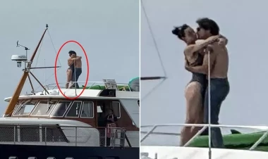 Dünya bu görüntülərdən danışır, keçmiş baş nazir yaxtada eşqə gəldi - FOTO