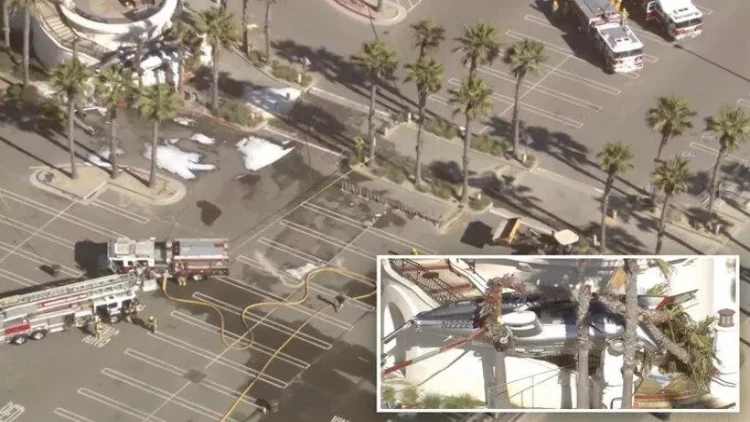 Çimərlikdə helikopter QƏZASI: yaralananlar var - FOTO