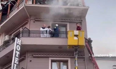 Yunanıstanda hoteldə yanğın: Ölən və yaralananlar var