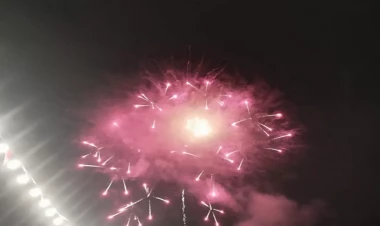 Xankəndidə Yeni il Zəfər atəşfəşanlığı ilə qarşılandı - FOTOlar