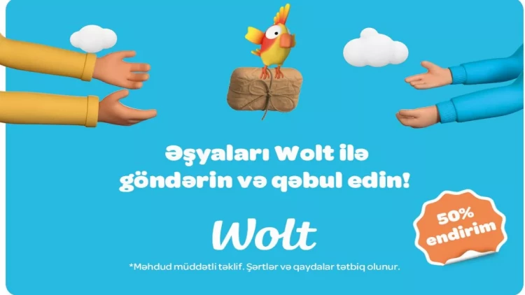 Wolt yeni “Packages” funksiyanı təqdim edir: indi əşyaları yemək sifarişi qədər asan göndərə bilərsiniz!