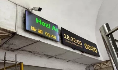 Metroda YENİLİK: Qatarın nə vaxt gələcəyi ekranda görünəcək