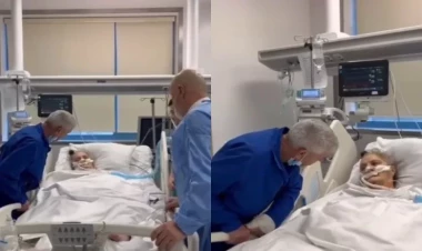 Nurulla Siracov xanımına qovuşdu - TƏSİRLİ GÖRÜNTÜ