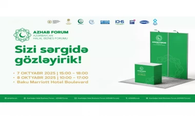 Bakı sakinlərini və şəhərimizin qonaqlarını “AZHAB Forum 2025” Sərgisinə dəvət edirik!