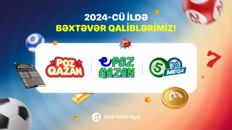 “Azərlotereya” 2024-cü ildə 189 dəfə böyük uduş təqdim edib - FOTOlar