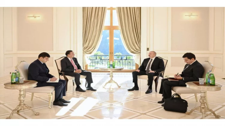 Prezident Qəbələdə TDT Baş katibini qəbul edib - VİDEO - FOTO