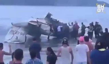 Braziliyada dəhşətli təyyarə qəzası baş verdi - VİDEO