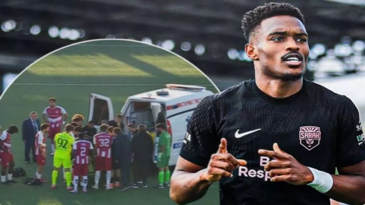 “Sabah”ın oyunçusu matçda ağır zədələndi