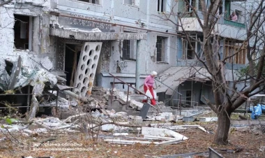 Zaporojye şəhərinə hava hücumu: 1 ölü, çoxsaylı yaralılar