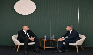 Azərbaycan Prezidentinin Kopenhagendə Niderlandın Baş naziri ilə görüşüb - VİDEO - FOTO