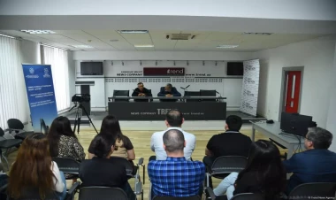 “Hibrid və ideoloji təhdidlərin təhlili” layihəsi çərçivəsində növbəti tədbir baş tutub - VİDEO - FOTO