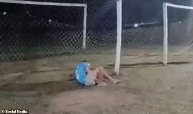 Braziliyalı futbolçu penaltini qaytararkən öldü - VİDEO - FOTO