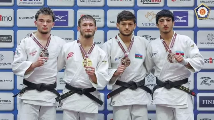Açıq Avropa Turniri: Azərbaycanın 4 cüdoçusu medal qazandı - FOTO