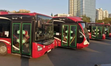 Sumqayıta yeni avtobuslar verildi