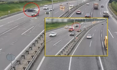 Aeroport şosesində QƏZA - Magistral yolda sıxlıq yarandı - VİDEO