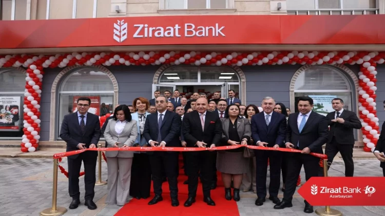 Ziraat Bank Azərbaycan 10 illiyi münasibəti ilə 10-cu filialını açdı - FOTO