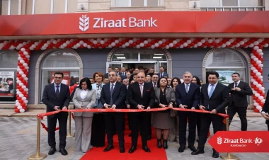Ziraat Bank Azərbaycan 10 illiyi münasibəti ilə 10-cu filialını açdı - FOTO