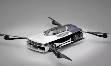 Rusiyanın ilk uçan avtomobili  – Sərnişinlər paraşütlə yerə enirlər - FOTO