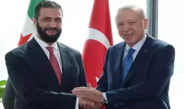 Ərdoğan ABŞ-də Şara ilə görüşdü - FOTO