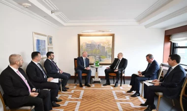 İlham Əliyevin Nyu-Yorkda Bolqarıstanın Baş naziri ilə görüşü olub - VİDEO - FOTO