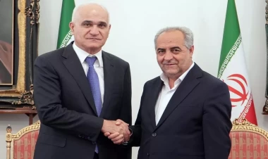 Şahin Mustafayev Araz dəhlizində - FOTO