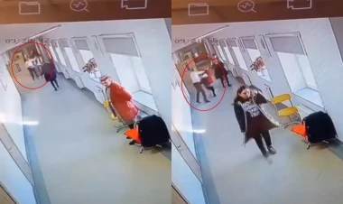 Xadiməni döyən direktor müavini işdən qovuldu - VİDEO