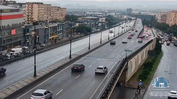 Bakıda ölümlə nəticələnən dəhşətli qəzanın ANBAAN GÖRÜNTÜLƏRİ