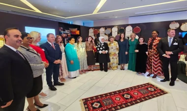 Leyla Əliyeva və Arzu Əliyeva Nyu-Yorkda sərgidə iştirak ediblər - FOTO