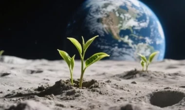 Ay torpağında çay yetişdirildi