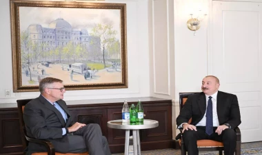 Prezident Nyu-Yorkda “Neuberger Berman” şirkətinin sədri və baş icraçı direktoru ilə görüşüb - VİDEO - FOTO