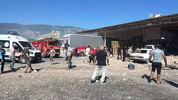 Türkiyədə güclü partlayış - 4 yaralı var - ANBAAN VİDEO