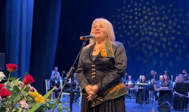 Gəncədə Üzeyir Hacibəylinin 140 illik yubileyi münasibəti ilə XVII Beynəlxalq Musiqi Festivali çərçivəsində kontsert proqrami keçirildi - FOTO