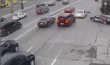 Bakıda dəhşətli piyadavurma hadisələrinin anbaan görüntüləri - VİDEO