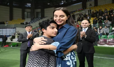 Leyla Əliyevanın təşəbbüsü ilə uşaq evlərinin komandaları arasında minifutbol turniri təşkil olunub - FOTO