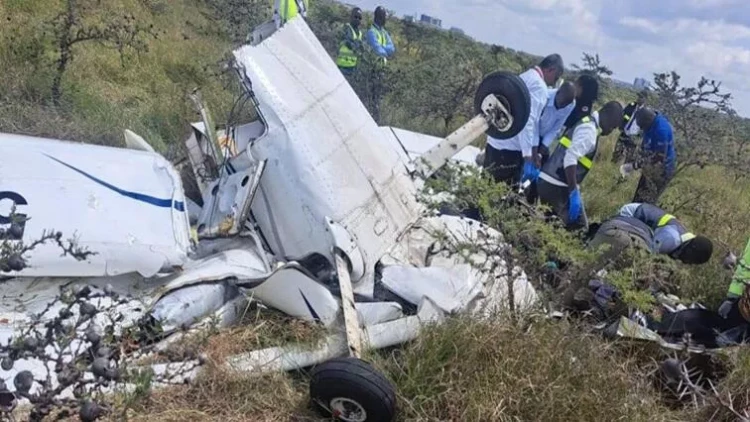 Keniyada təyyarə qəzaya uğradı - 12 sərnişin daşıyırdı - VİDEO
